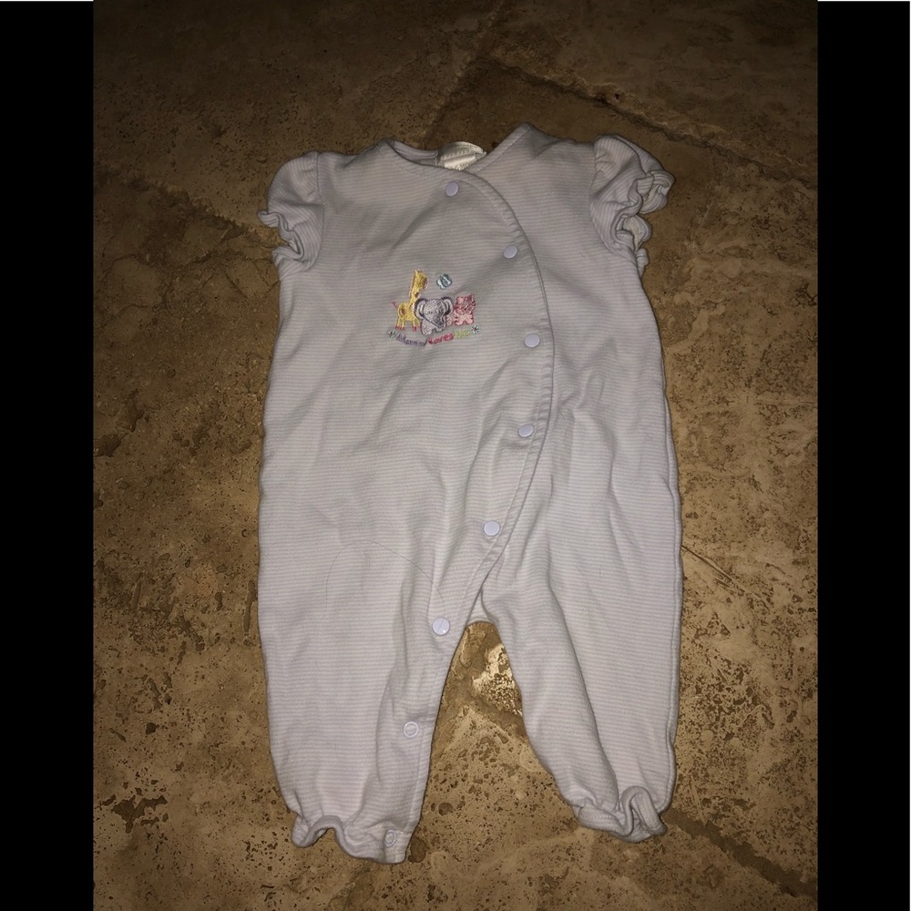 First moments onesie 3-6 MOS